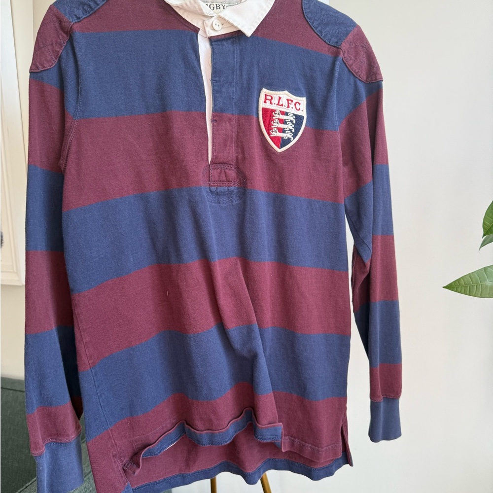 Ralph Lauren Rugby Shirt in Maroon and Navy *PENDING*